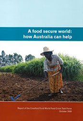Cover: A food secure wolrd: how Australia can help