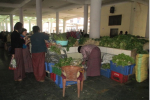 The Thimpu Fresh Food Market where trainees conducted interviews with vendors, customers and restaurant owners about the social impacts of new facilities and regulations