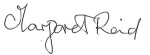 Margaret Reid signature