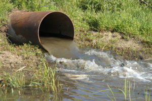 Wastewater discharge. CC: Wikipedia